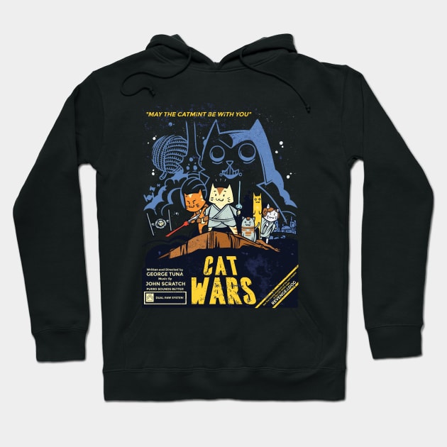 Cat Wars: Revenge of The Dog Hoodie by valival
